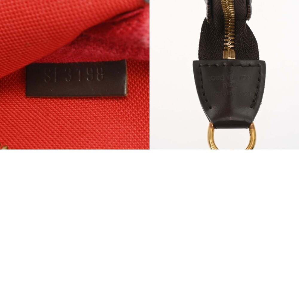 LOUIS VUITTON Brown Damier Canvas Pochette Pouch - Picture 11 of 11